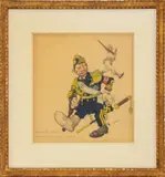 Remember Pearl Harbor...? by Arthur Szyk, 1942, Watercolor on Paper, sold Jun 2024