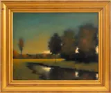Creekside Colors by Joseph W. Sosnowski, 2009, Oil on Canvas, sold Jun 2024