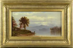 A fine example by Alfred Thompson Bricher, oil on paper board, sold Feb 2023