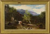 Untitled by Frank Henry Shapleigh, oil on paper board, sold Feb 2023