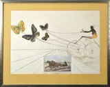 Untitled by Salvador Dalí, lithograph, sold Feb 2023