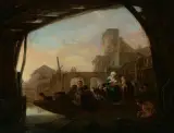 Flucht nach Ägypten by Abraham Bloemaert, oil on panel, offered Sep 2023