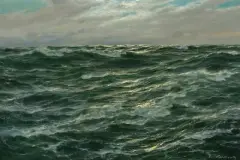 Meeresbrandung by Patrick von Kalckreuth, oil on canvas, sold Sep 2023
