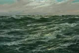 Meeresbrandung by Patrick von Kalckreuth, oil on canvas, sold Sep 2023