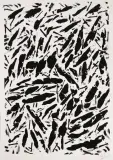 Blätter by Günther Uecker, 1990, lithograph, sold Sep 2023