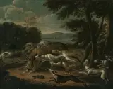 Nachfolger d by Paul de Vos, oil on canvas, sold Sep 2023