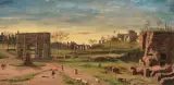 Am Constantinsbogen zu Rom by Woldemar von Reichenbach, oil on canvas, offered Sep 2023