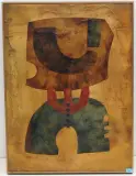 Ohne Titel by Hannes Harrs, 1970, oil on paper, sold Sep 2023