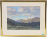 Berglandschaft by Franz Holper, gouache, offered Sep 2023