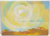 Hochstehende Sonne über der Bucht by János Pleidell, 1982, oil on canvas, offered Sep 2023