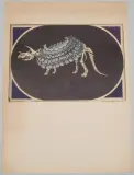 Affiche pour Humanae Vitae by Max Ernst, 1969, color lithograph, sold Sep 2023