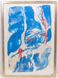 Ohne Titel by Inger Sitter, color lithograph, offered Sep 2023