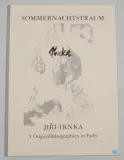 Sommernachtstraum by Jiří Trnka, 1961, color lithograph, sold Sep 2023