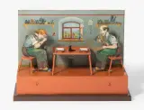 Deutschland, um 1920 by Antriebsmodell "Schuhmacher-Werkstatt" Bing, lithograph, sold Sep 2023