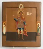 Russisch, um 1800 by Hl. Nikita, tempera, sold Sep 2023