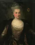 zugeschrieben "Luise Rosalia von Sury-Arregger by Pietro Uberti, 1756, oil on canvas, offered Sep 2023