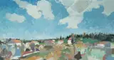 Muriaux (Jura) by Coghuf, 1952, oil on canvas, sold Sep 2023
