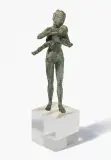 Mutter, mit Kind spielend by Hans Erni, 1983, bronze, sold Sep 2023