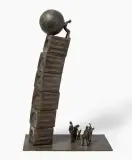 Boulet by Michel Favre, 2001, bronze, sold Sep 2023
