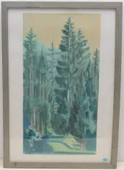 Herbst.1935 by Fred Stauffer, watercolor, offered Sep 2023