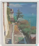 Am Thunersee by Fred Stauffer, 1938, oil on canvas, sold Sep 2023