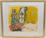 Simplizissimus by Alois Carigiet, 1962, color lithograph, offered Sep 2023