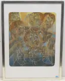 Silberstimmen by Hans Erni, 1985, color lithograph, offered Sep 2023