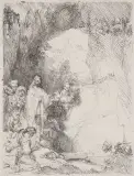 Die kleine Auferweckung des Lazarus by Harmensz. van Rijn Rembrandt, etching, offered Jun 2023