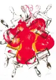 Ohne Titel by Arman, 1989, color lithograph, sold Jun 2023