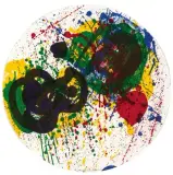 Ohne Titel by Sam Francis, 1993, color lithograph, sold Jun 2023