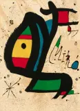 Miro by Joan Miró, 1978, color lithograph, sold Jun 2023