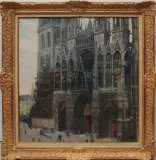 Cathédrale de Rouen by Paul de Castro, oil on canvas, sold Jun 2023
