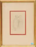 Paar by Heinrich Zille, pencil, sold Jun 2023
