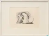 Two Forms by Henry Moore, 1967, lithograph, sold Jun 2023