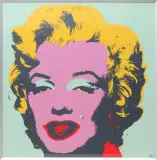 nach "Marilyn by Andy Warhol, color screenprint, sold Jun 2023