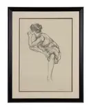 Untitled by Peter Falk, lithograph on paper, sold Apr 2023