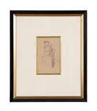 Gants de Suede by James Abbott McNeill Whistler, 1890, lithograph on paper, sold Apr 2023