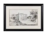 untitled by Wilbur G. Kurtz, 1932, etching, sold Apr 2023