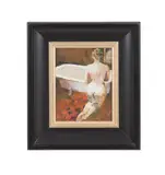 Nude Female Before Bath by Danny McCaw, oil on board, sold Apr 2023