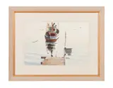 Brandt (American 1914-200) by Rex Elson, watercolor on paper, sold Apr 2023