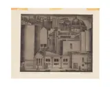 For Prayer and Meditation by Donald S. Vogel, drypoint etching, sold Apr 2023
