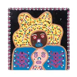 African Queen and Child by Richard Burnside, oil on board, sold Apr 2023