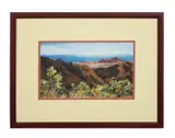 Hawaiian Landscape by Janet Mozley, oil pastel, sold Apr 2023