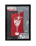 Willi's Wine Bar by Sophie Herxheimer, 1997, lithograph poster, sold Apr 2023