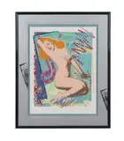 and Richard Duardo (American 1952-2014) by Jim T. A. Z Evans, serigraph on paper, sold Apr 2023
