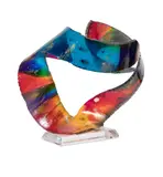 Heart by Shlomi Haziza, acrylic sculpture, sold Apr 2023