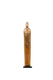 Figural Silhouette by Larry Mohr, bronze shrouded female sculpture, sold Apr 2023
