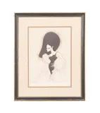 Barbra Streisand: Belle of 14th Street" circa by Al Hirschfeld, etching on paper, sold Apr 2023