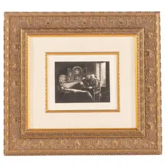 Untitled by Rembrandt Harmensz van Rijn, etching after the original, sold Jun 2023