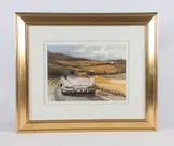 Untitled by Bill Neale, watercolor "Mercedes Roadster", sold Apr 2025